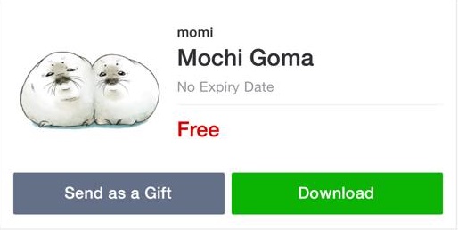 แจกฟรี สติ๊กเกอร์ลายแมวน้ำตัวกลม “Mochi Goma” โหลดฟรี ไม่มีหมดอายุ ส่งต่อได้ด้วย!!