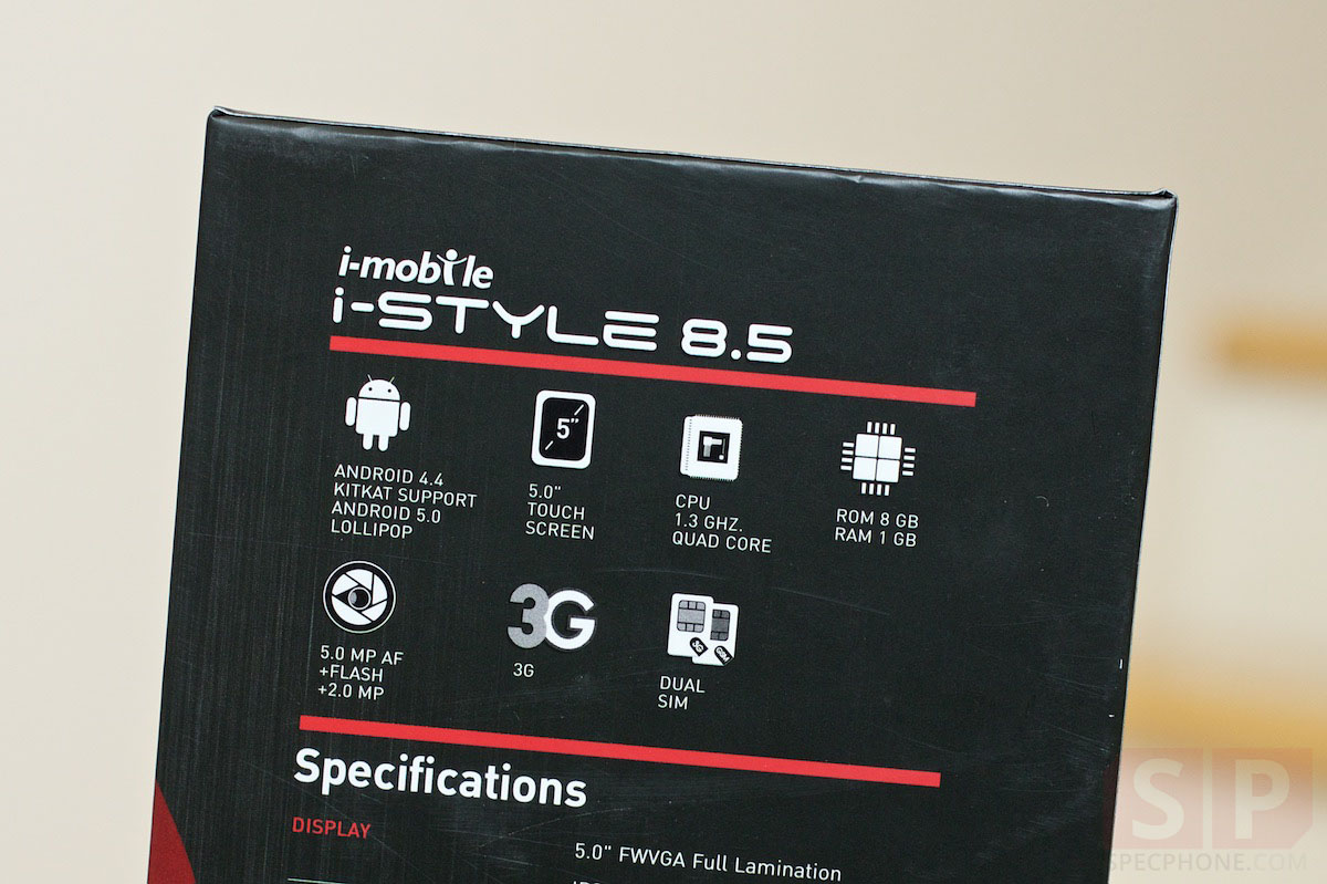 Review i mobile i style 8.5 SpecPhone 004