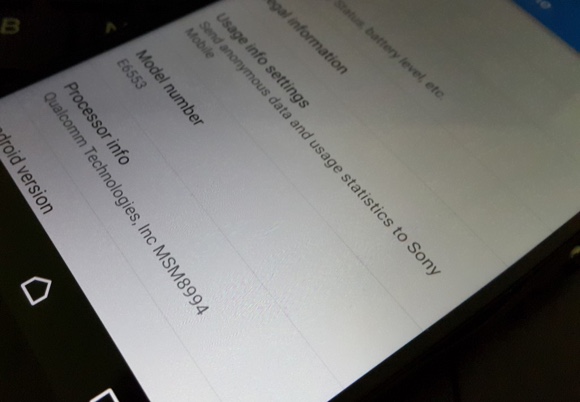 หลุดภาพตัวจริง Sony Xperia Z4 หน้าตาแทบไม่ต่างจาก Z3