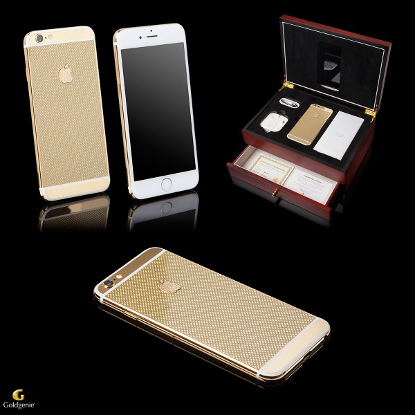 Goldgenie จัดหนักสร้าง iPhone 6 ทอง 24K ลาย Carbon Fiber พร้อมประดับคริสตัลจาก Swarowski  ราคาเฉียด 160,000 บาท