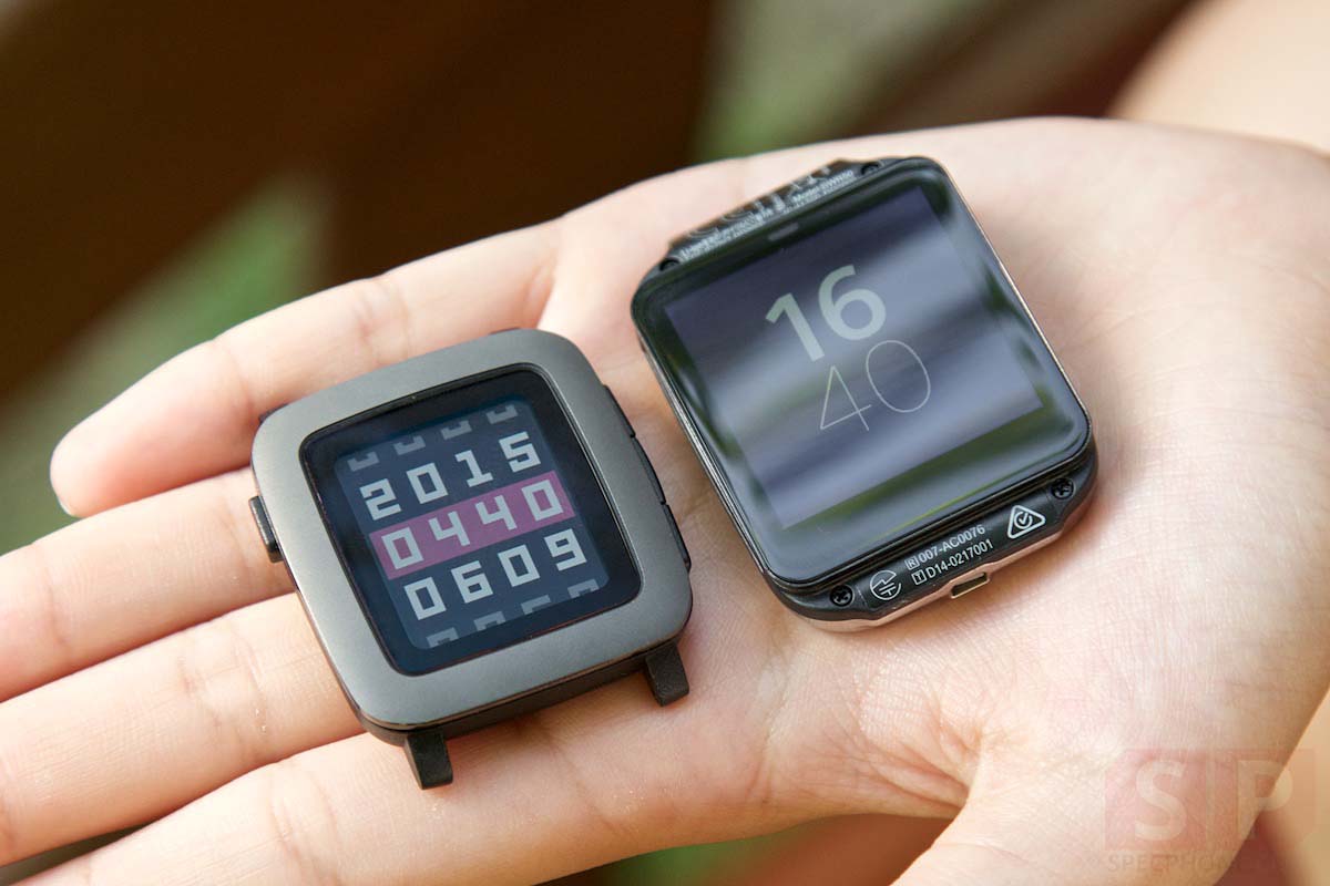 Compare Pebble Time Sony Smartwatch 3 SpecPhone 006