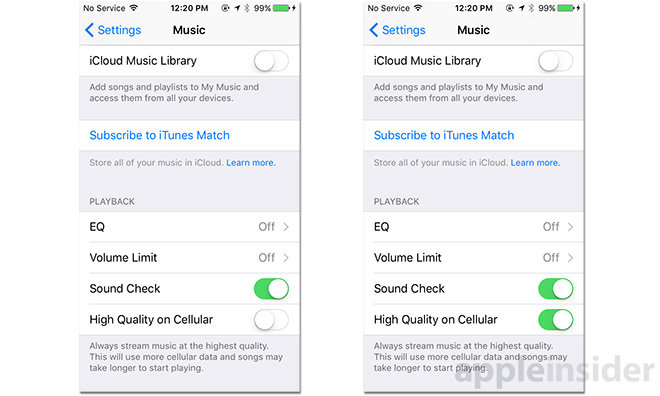 Apple เตรียมเพิ่มออฟชั่นให้สามารถฟังเพลงความละเอียดสูงจาก Apple Music ผ่านทาง 3G ได้ใน iOS 9 Beta