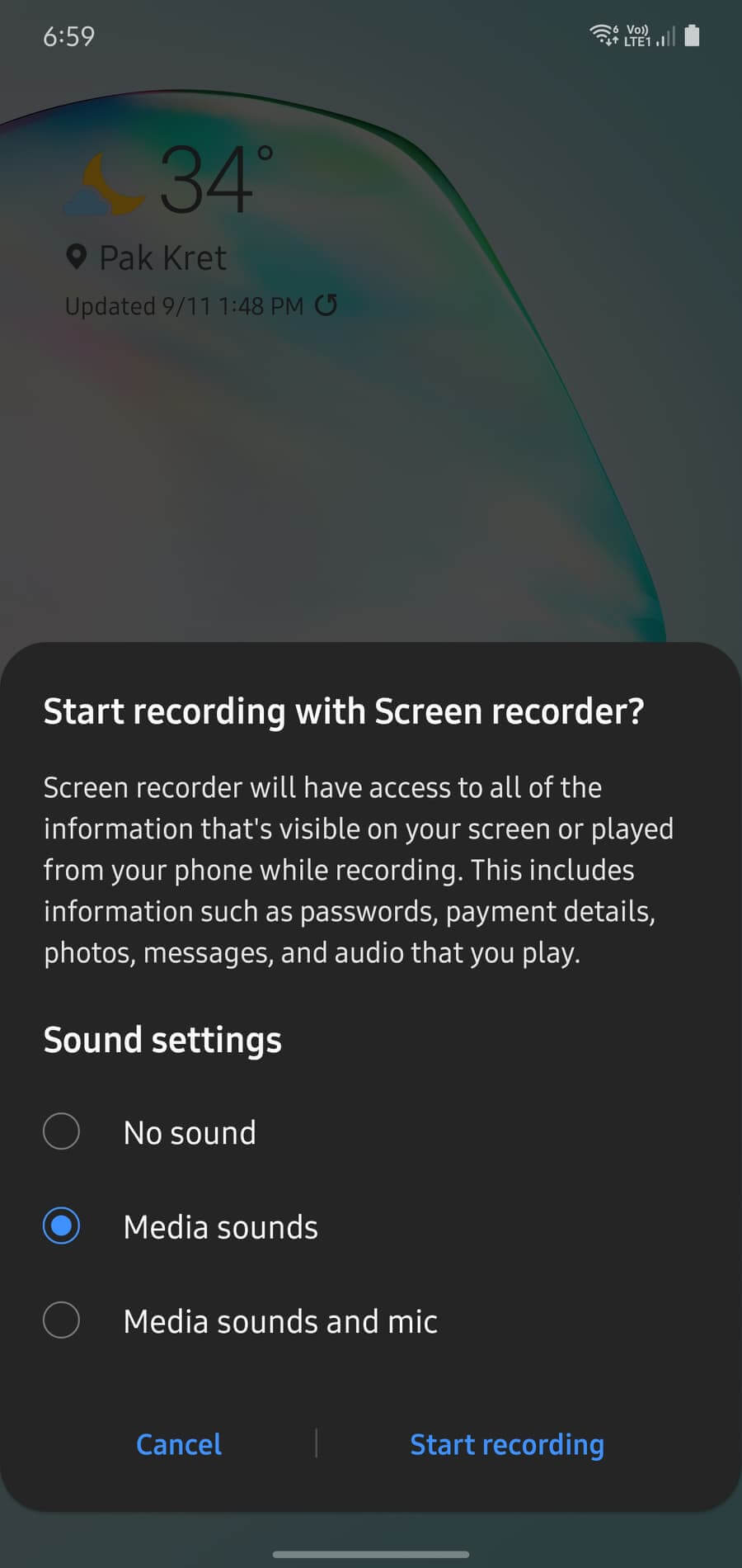 How to video screen recording samsung 00001