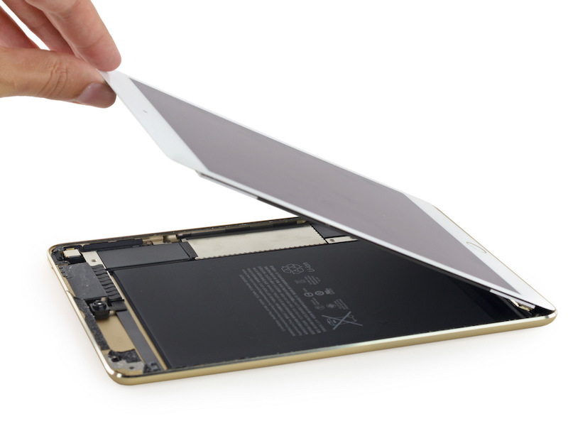 iPad Mini 4 ถูกแยกชิ้นส่วนแล้ว พบแรม 2 GB แต่แบตความจุลดลง