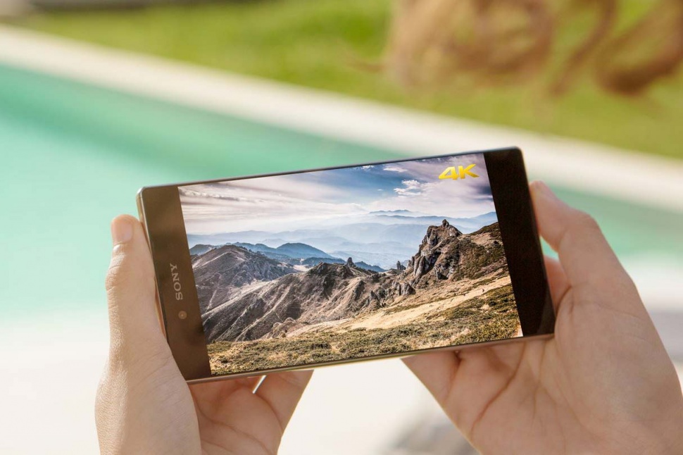 Sony Xperia Z5 Premium จะใช้ความละเอียด 4K ก็ต่อเมื่อดูภาพหรือวิดีโอเท่านั้น (ปกติอยู่ที่ 1080p)