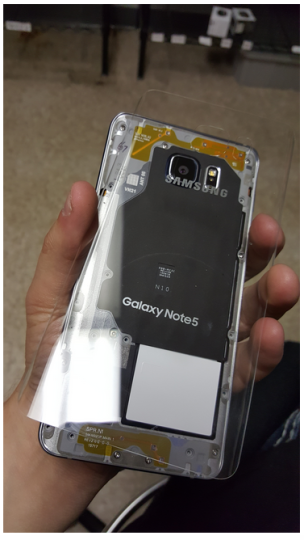 galaxy note 5 clear back 3