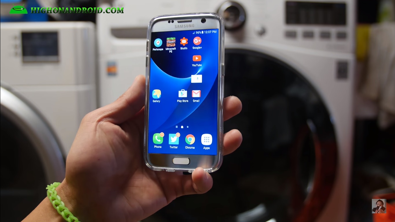 ท้าประลอง !! ชมคลิปลองนำ Samsung Galaxy S7 ไปปั่นในเครื่องซักผ้าเป็นเวลา 45 นาที !!