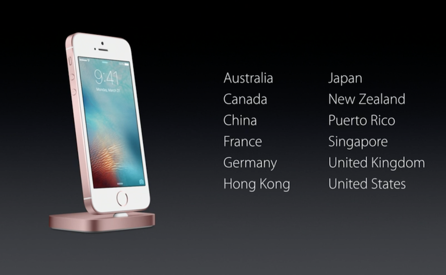 Apple Online Store เปิดจอง iPhone SE และ iPad Pro 9.7 นิ้ว ในกลุ่มประเทศแรกแล้ว !!