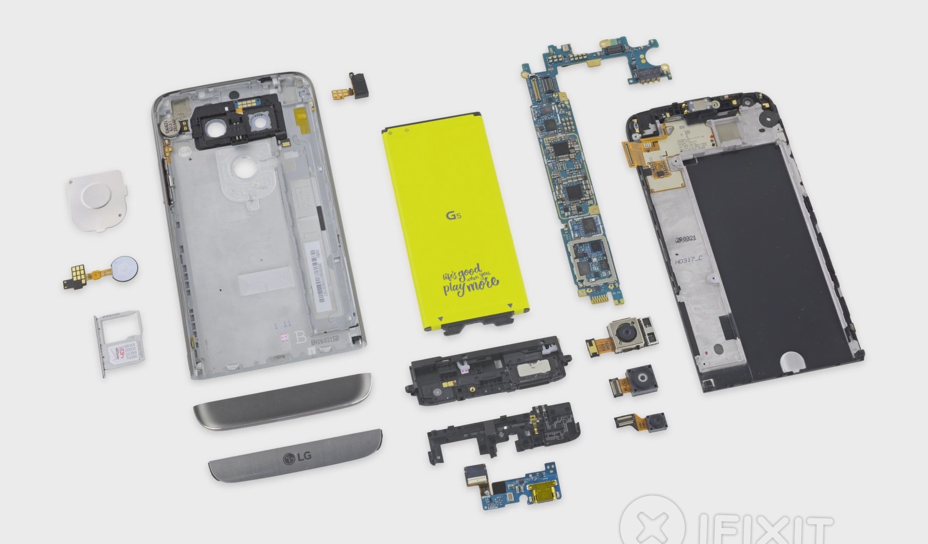 ชมคลิปแกะเครื่อง LG G5 ที่ถูกยกย่องโดย iFixit ว่าแกะง่าย คว้าคะแนนซ่อมง่าย 8/10 !!