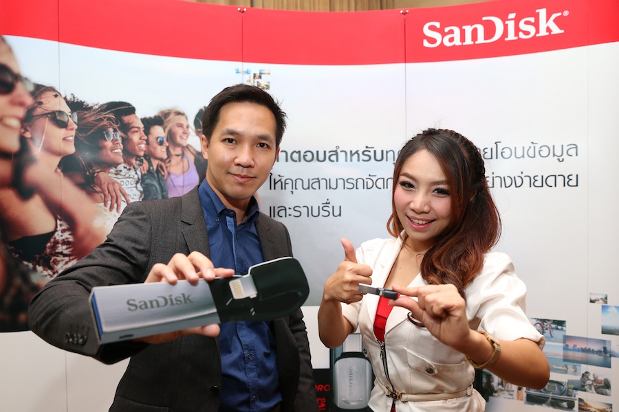 Jesada Pawapootanont, Country Manager, Thailand show SanDisk iXpand_1