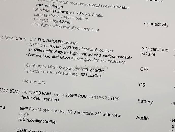 หลุด !! ชิปประมวลผล Snapdragon 821 คาดว่าจะใช้กับ ASUS Zenfone 3 Deluxe แทน Snapdragon 823 ??