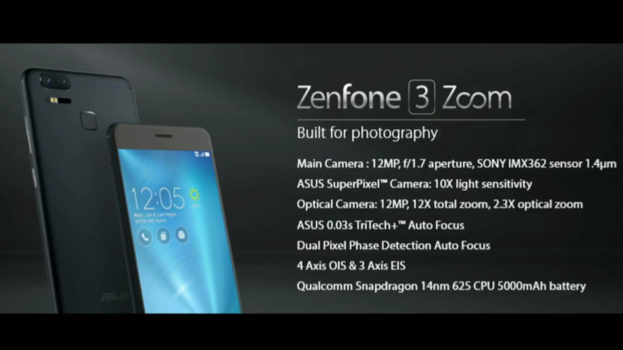 The Asus ZenFone 3 Zoom 9