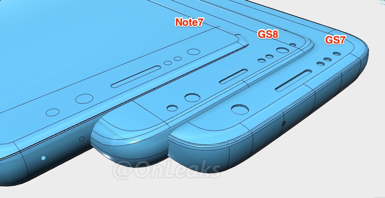 เผยภาพ Samsung Galaxy S8 จากโปรแกรม CAD แสดงให้เห็นว่ากล้องไม่นูนแล้วนะจ้ะ !!