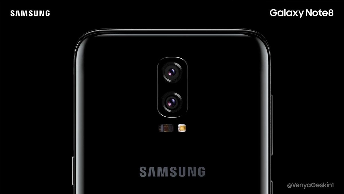 ชมภาพคอนเซ็ป Samsung Galaxy Note 8 หน้าจอ 6.4 นิ้ว กล้องหลังเลนส์คู่