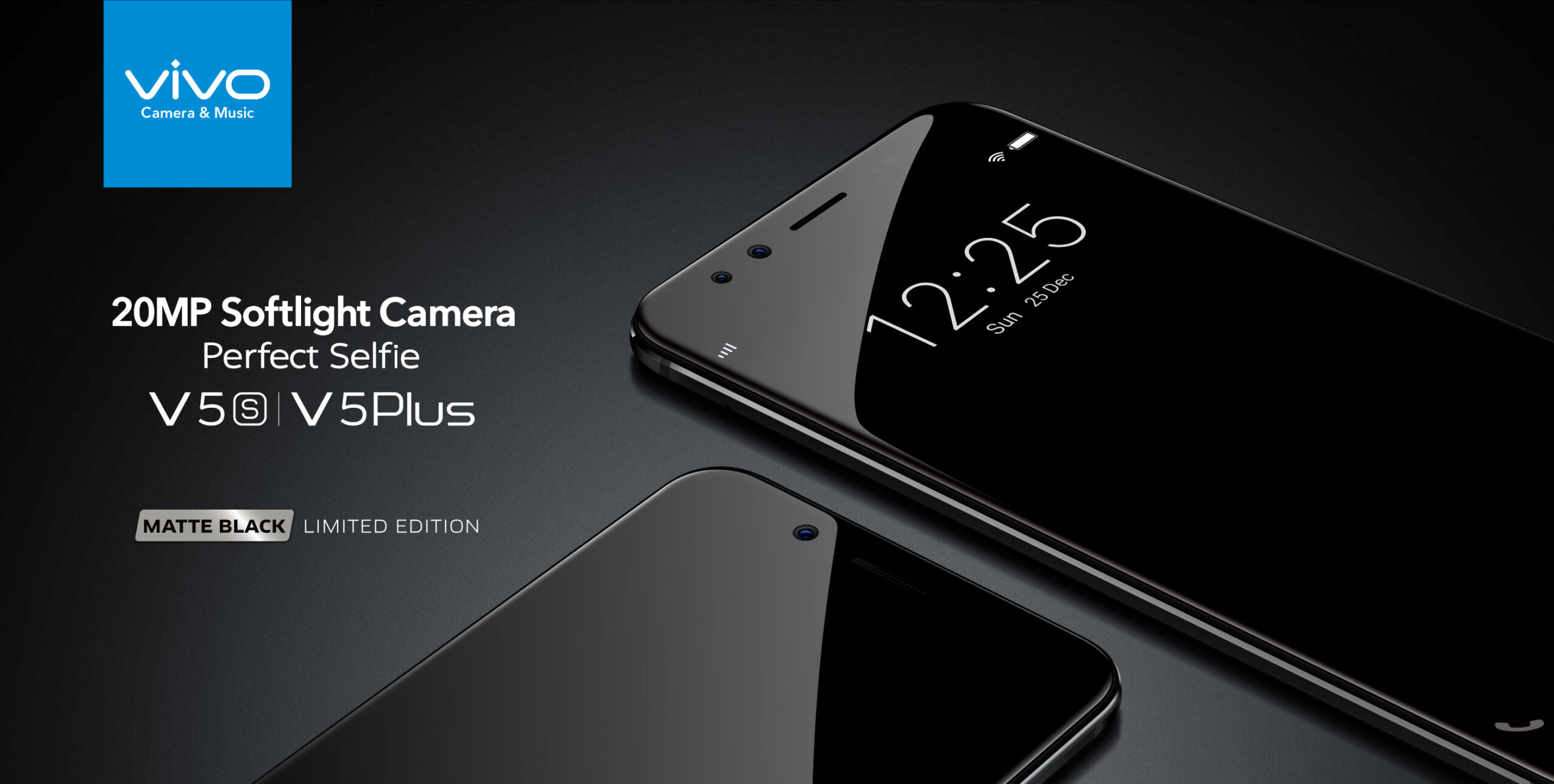 เปิดตัว Vivo V5Plus และ V5s Matte Black Limited Edition เพิ่มพลังแห่งมนต์สะกดให้ชวนหลงใหล