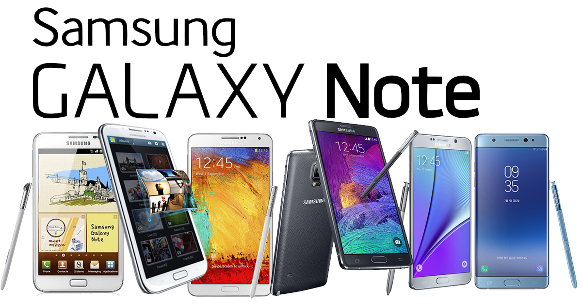 มาดูกันดีกว่าว่าจาก Samsung Galaxy Note รุ่นแรกจนถึง Galaxy Note 8 มีอะไรที่เปลี่ยนแปลงไปบ้าง