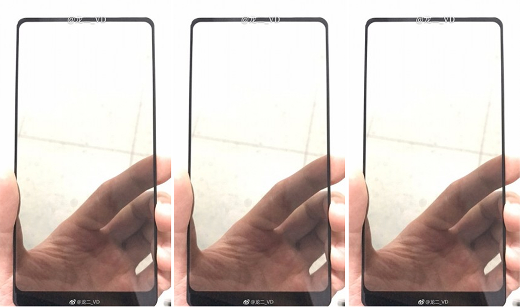 หลุดแผงหน้าจอของ Xiaomi Mi Mix 2 แสดงให้เห็นถึงความบางของกรอบตัวเครื่อง