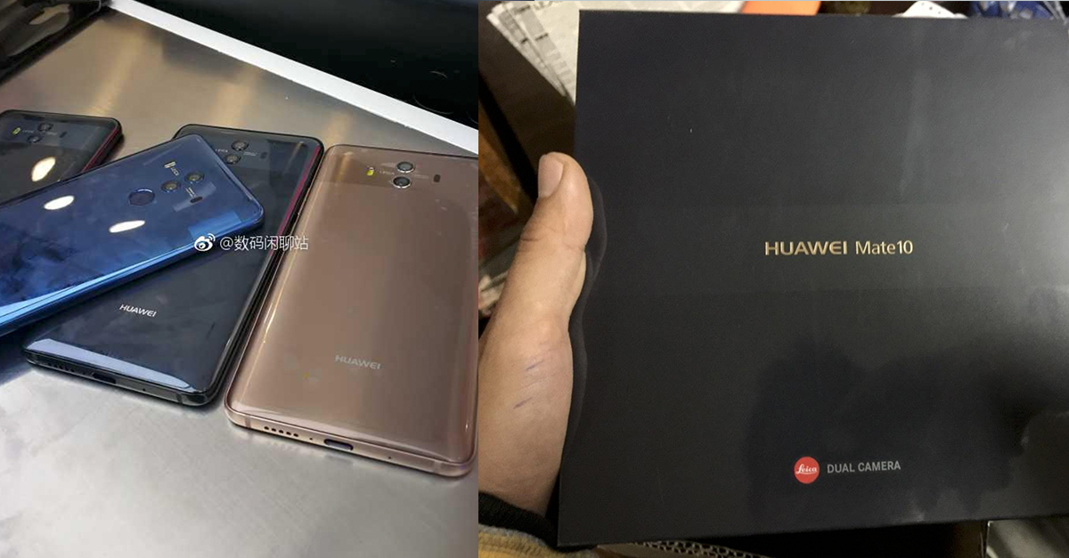 หลุด Huawei Mate 10/10 Pro ตัวเป็น ๆ มาพร้อมฝาหลังแบบมันเงาและหน้าจอแบบ 18:9