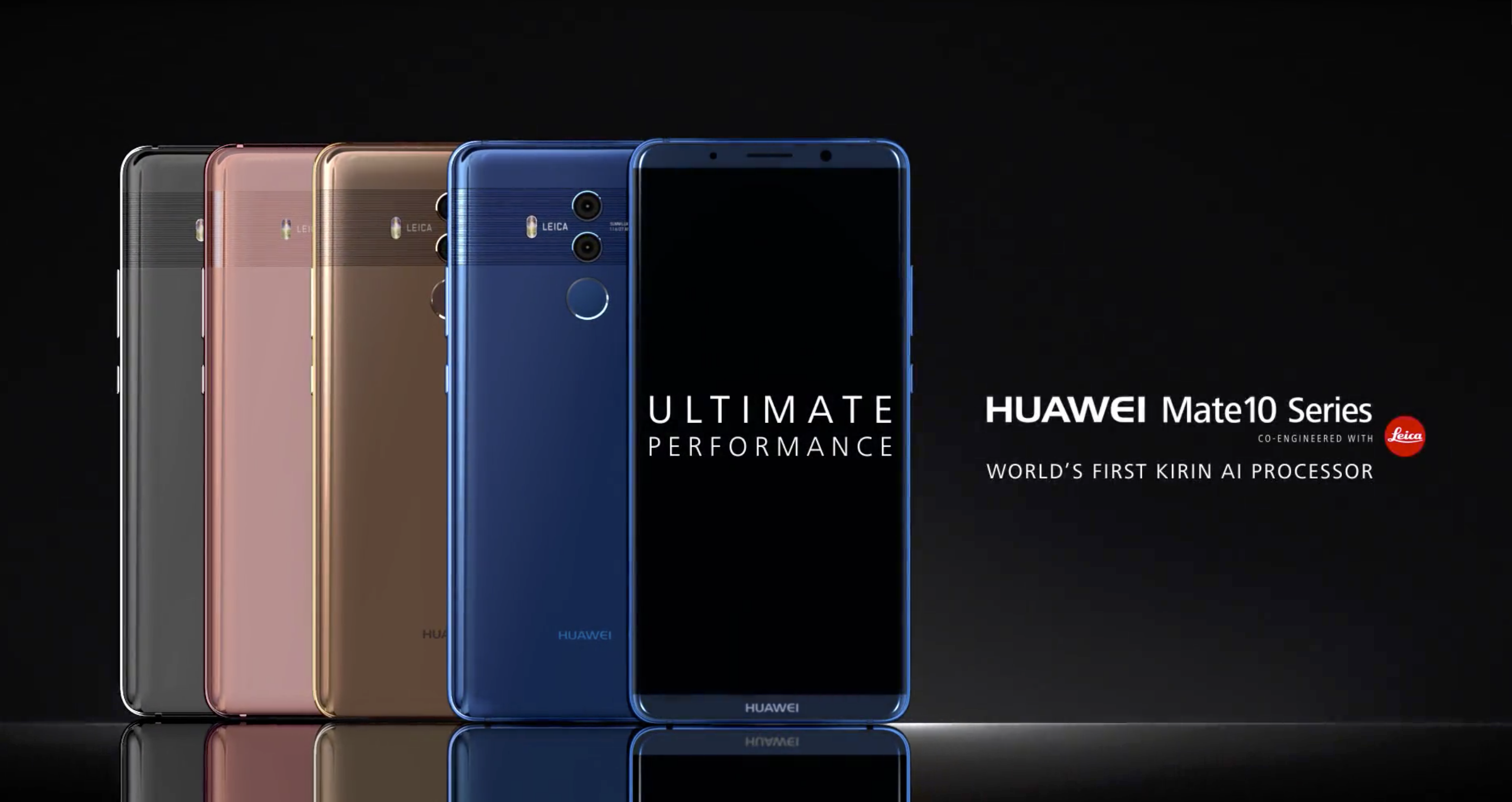 Huawei Mate 10 Series โทรศัพท์ที่มี AI ช่วยประมวลผลในราคา 27,000-55,000 บาท