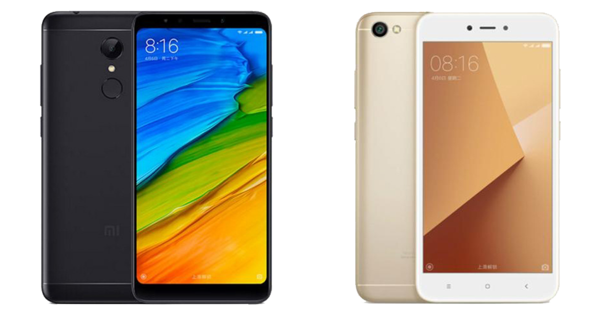 เปรียบเทียบ Xiaomi Redmi 5 (รุ่นใหม่) vs Xiaomi Redmi Note 5A (ขายแล้ว) จุดเด่น, จุดด้อย ตัวไหนดีกว่า?