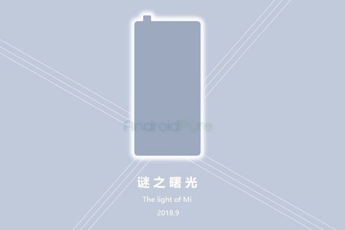 Alleged Xiaomi Mi Mix 3 teaser hints at pop out camera September release