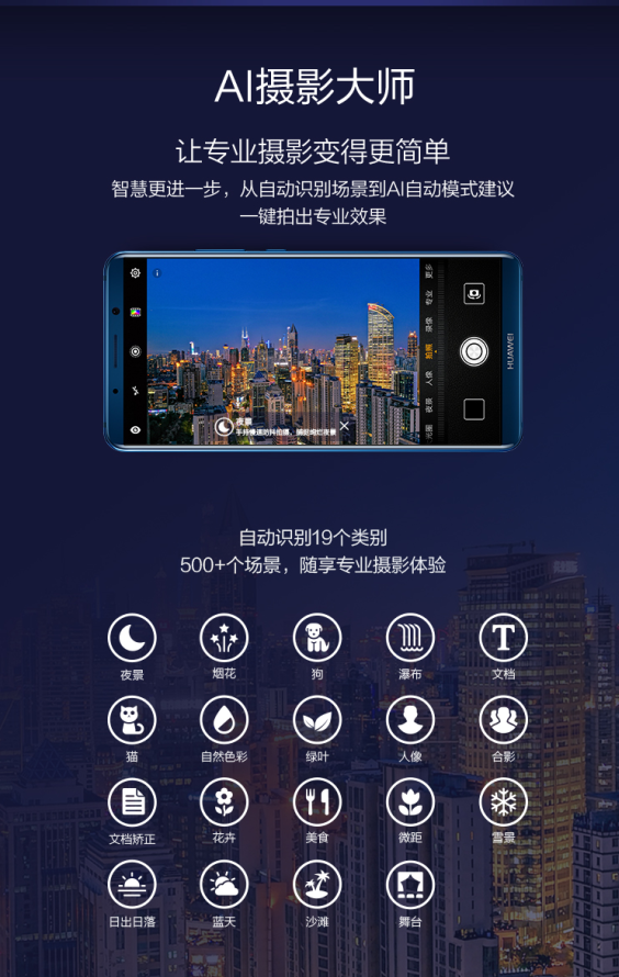 Huawei Mate 10 AI photography