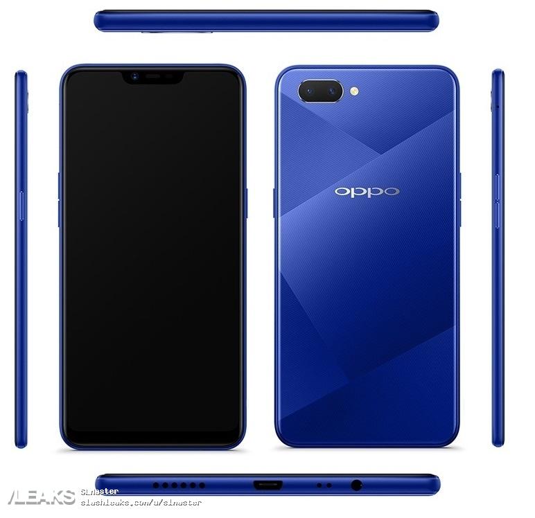 OPPO A5 official render blue