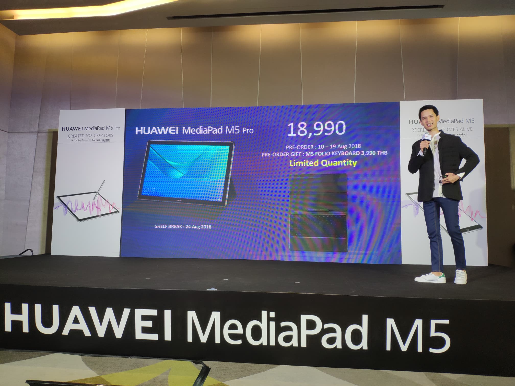 เปิดราคา Huawei MediaPad M5 และ M5 Pro Tablet Android เริ่มต้น 13,990 บาท !!