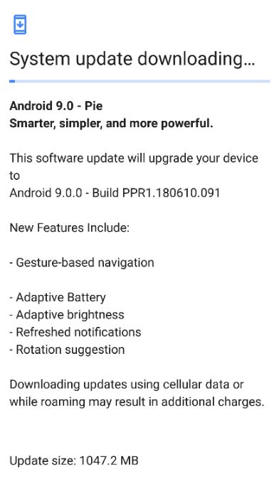 Android 9.0 Pie เผยชื่อเต็มพร้อมปล่อยให้อัพเดทบน Pixel Phone และ Essential Phone !!