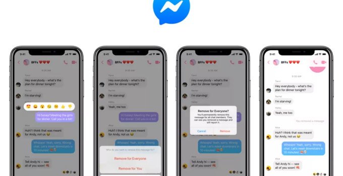 Facebook Messenger เพิ่มฟังก์ชันลบข้อความที่ส่งไปภายใน 10 นาที ใช้ได้ทั้งในแอปและบนเว็บ