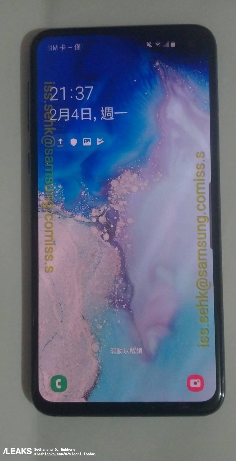 galaxy s10e live images leaked 168
