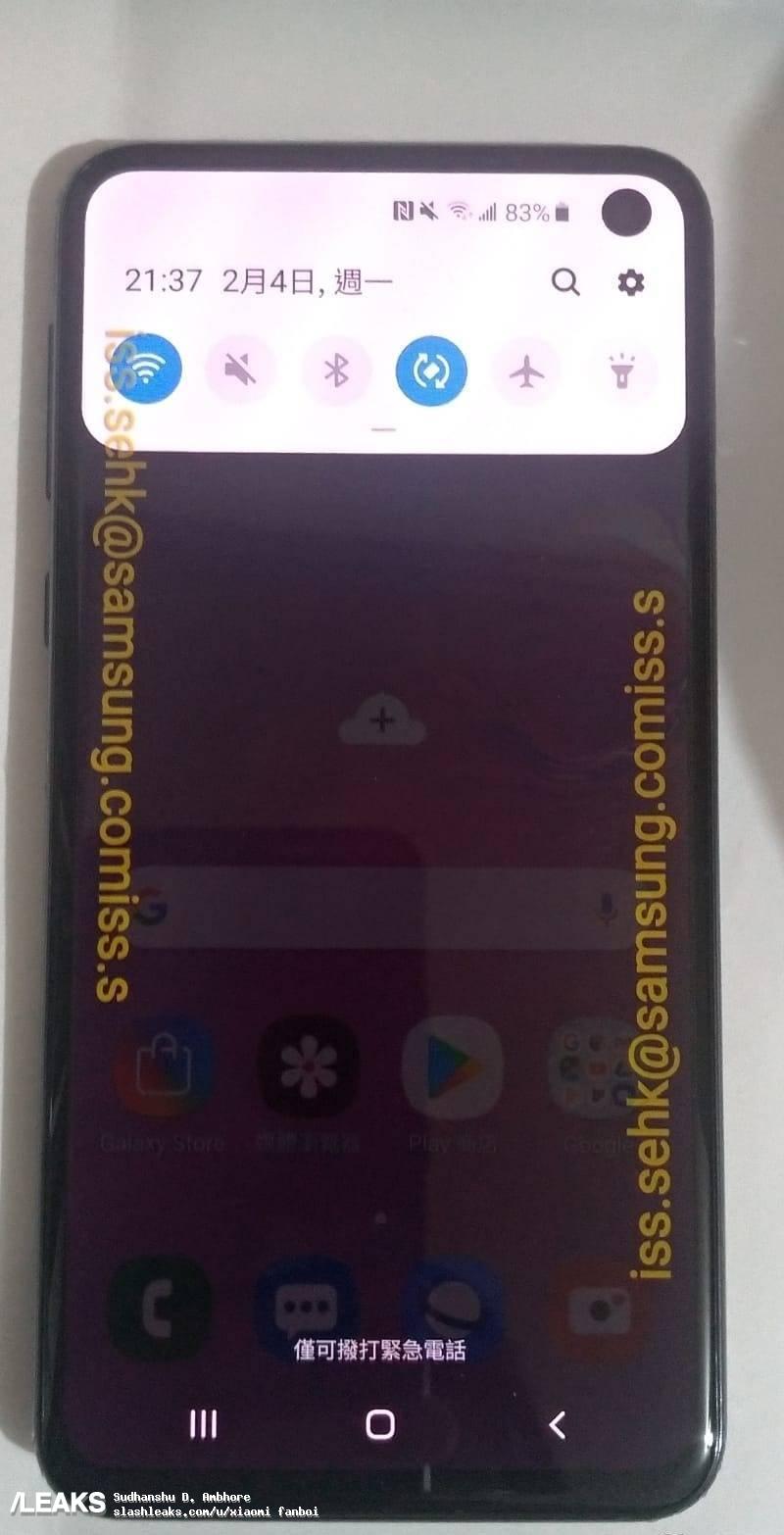galaxy s10e live images leaked 739
