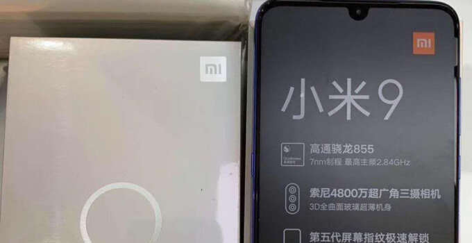 เผยภาพหลุดกล่อง และแผ่นพลาสติกปิดจอ Xiaomi Mi 9 ยืนยันมาพร้อม Snapdragon 855
