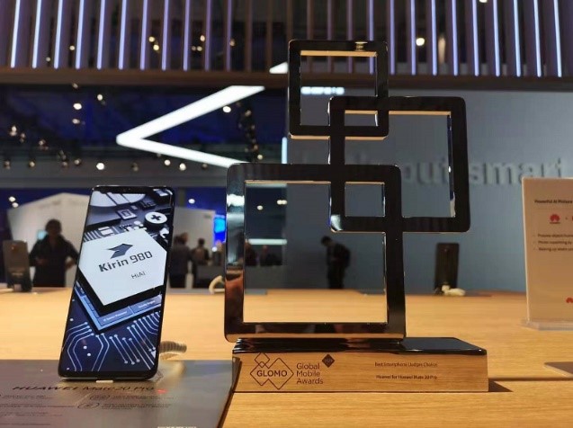 HUAWEI Mate 20 Pro won the “Best Smartphone – Judges’ Choice” at the Glomo Awards