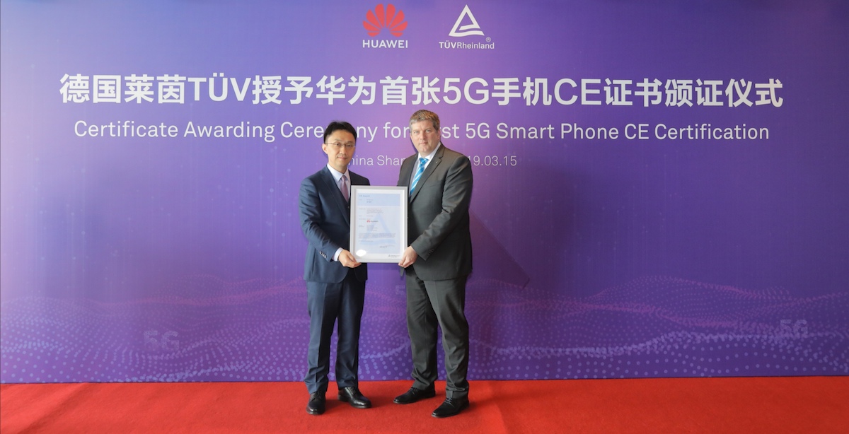HUAWEI Mate X receives the world’s first 5G CE certificate from TÜV Rheinland