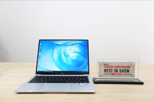 TechAdvisor named the HUAWEI MateBook 14 “Best of MWC 2019”