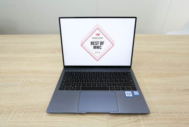 Windows Central gave the HUAWEI MateBook X Pro its “Best of MWC 2019”