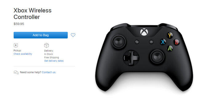 Apple เปิดขายจอย Xbox Wireless ในหน้า Online Store ของตนเองแล้ว (US)