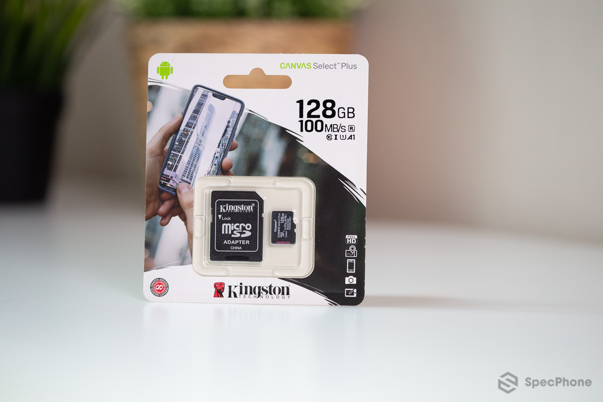 Review Kingston CANVAS Select Plus 128GB microSD Card SpecPhone 00003