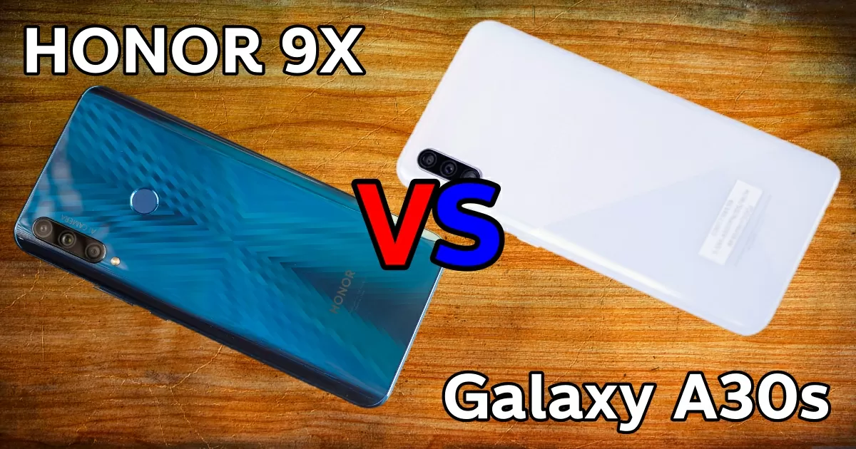 honor 9x vs a30s cover