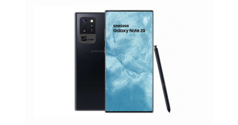 Samsung Galaxy Note 20 concept render