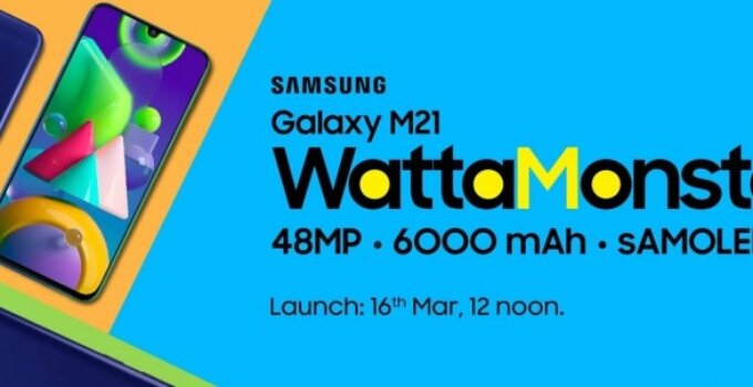 ยืนยัน!! Samsung Galaxy M21 กล้อง 48MP แบต 6,000 mAh เปิดตัว 16 มีนาคมนี้