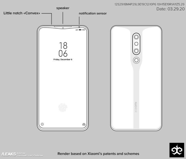 new xiaomi with litte notch