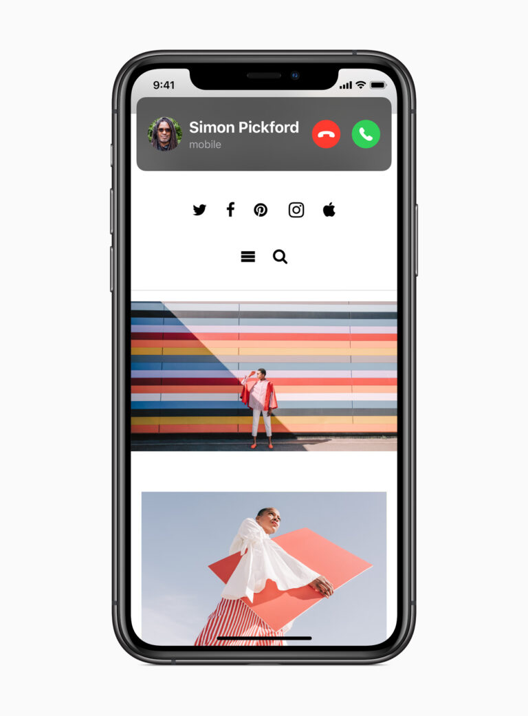 Apple ios14 incoming call screen 06222020
