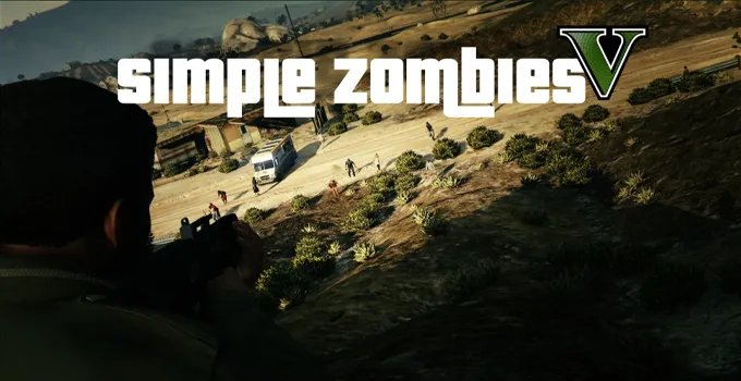 GTA 5 Mods 2021 simple zombies, mod gta v