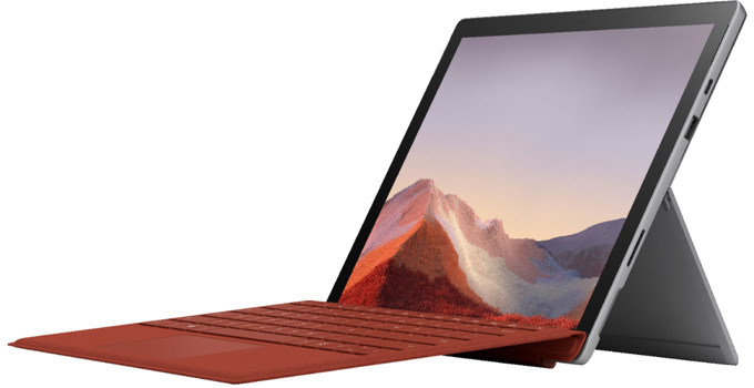 10 แท็บเล็ตน่าใช้งาน Microsoft Tablet Surface Pro7