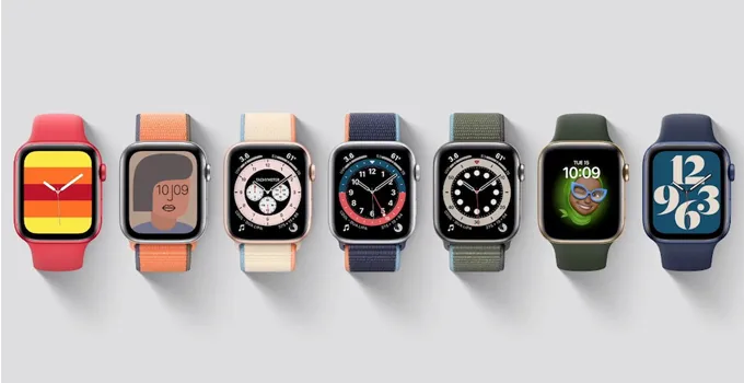 Apple Watch Series 6 vs Series 5 watch face