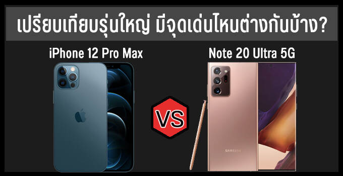 iphone 12 กับ note 20 cover