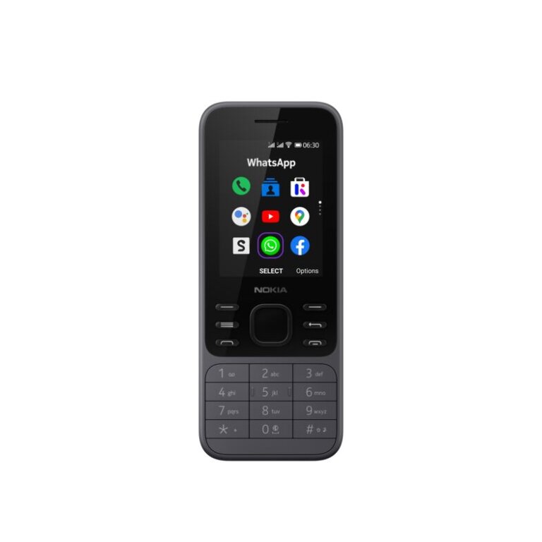 Nokia 6300 4G Rational LightCharcoal Front HS DS PNG 1