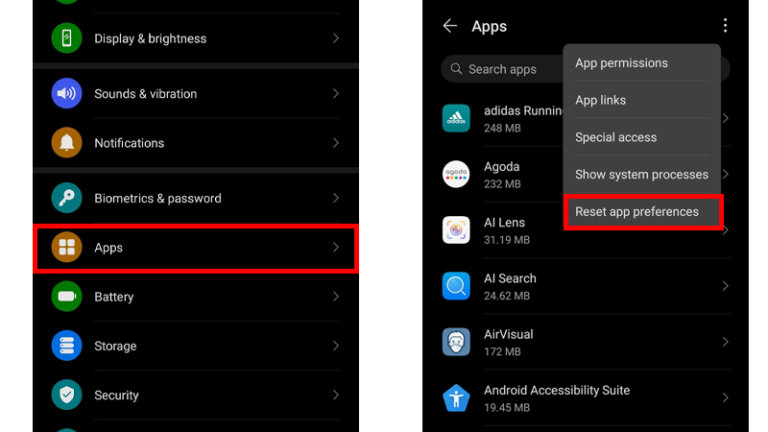 ไลน์ไม่แจ้งเตือน ไลน์ไม่เด้ง reset all app